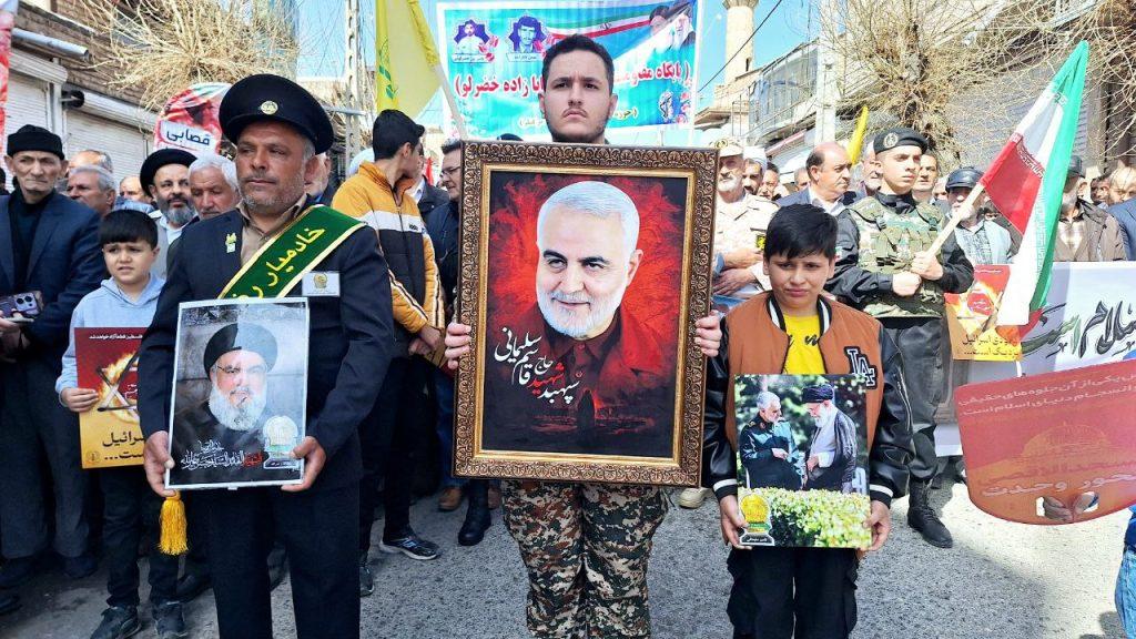 خروش مردم انقلابی و ولایت مدار منطقه آزاد ماکو در راهپیمایی روز قدس