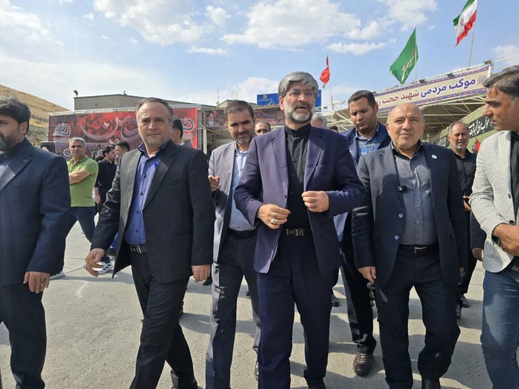 بازدید میدانی رئیس کل دادگستری‌ آذربایجان غربی از ورود زائران اربعین خارجی