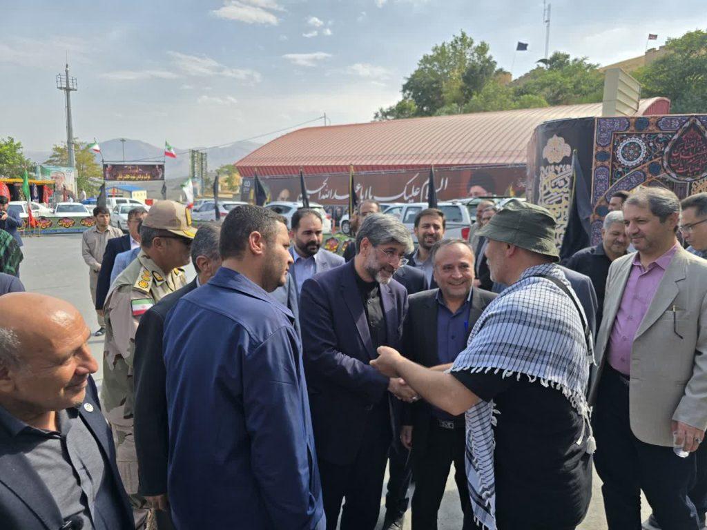 بازدید میدانی رئیس کل دادگستری‌ آذربایجان غربی از ورود زائران اربعین خارجی